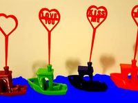 Valentine toothpicks by barb_3dprintny