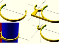 Double Pipe clamp - parametric by gaziel
