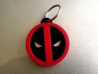 Deadpool Logo Key Fob by SushiBoy