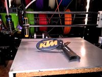 KTM oval keychain tricolor by TrevorPhilips