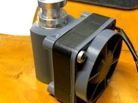 Fan Duct for 40mm fan on E3D v5 barrel by JRD