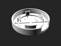 Customizable, round case for Raspberry Pi B+ and 2 by Bugger