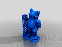 Frog Thoothbrush Holder by harddrv1