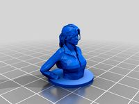 Zoey Bust - (Left 4 Dead) by xmasterdavid