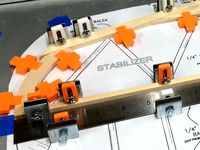magnetic building board-3 & 4 Way Hold down fixed heights by Marco_D