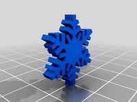 christmas snowflake by easy3D_Bulgaria