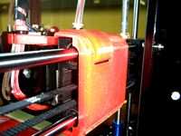 Prusa i3 Migbot X axis bearing retainer by DGA