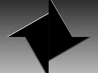 Basic 4 Point Throwing Star by Nate17