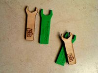 17mm Wrench for Printrbot Simple Metal Calibration by Y_Dascalu