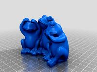 Three Wise Frogs by MustangDave