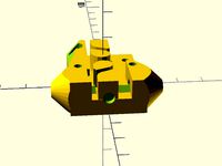 Self locking kossel mini carriage for open belts and hall magnets by leving
