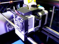 Makerbot 2 Fan / Heat Sink Spacer by vicentegasco