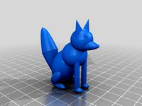 Sitting Fox by hansence