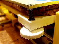 Print Rite 3D Colido Printer Thumbwheel Bed Level by Horror_18_m