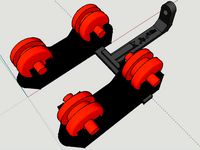spool roller v3 with guide / support bobine v3 avec guide by heisenberg333