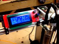 2004 LCD mount for a Folger RepRap 2020 Prusa i3 by JohnDiamond