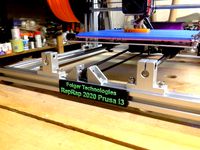 Nameplate for a Folger RepRap 2020 Prusa i3 by JohnDiamond