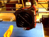 Extruder Fan Guard for a Folger RepRap 2020 Prusa i3 by JohnDiamond