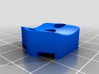 Kossel Frame Extruder Mount for Tytan3D Goliat by tobiaskornmayer