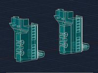 ormerod 2 X carriage + nozzle by Le4fy