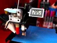 Digital thermometer addon for Printrbot Simple Metal by WaveSupportApparatus