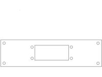 ACK ELT faceplate mounting panel by bovine