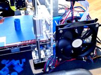 Fan mount 120mm SunHokey Prusa i3 MKS GenV1 controller by spanner888