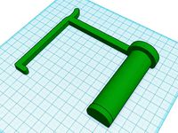 Voltivo ExcelFil Spool Holder for Airwolf 3D HD Series Printer by Cubicity