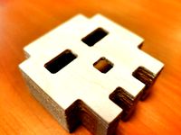 8-Bit Skull Box - CNC router version by trinita