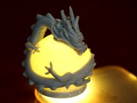 dragon on the crystal ball by bs3