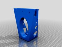 Top frame Bowden mount Prusa I3 10mm acrylic frame   by ianhobby2011