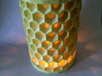 Honeycomb Tea Lamp Shade by ezrec