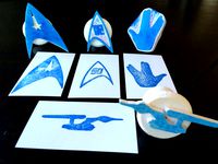 Star Trek 50th Anniversary Ink Stamp by catroberts