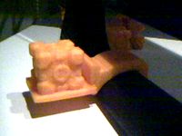 Custom Holder For Companion Cube by Cobble