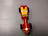 Iron Man Pinewood Derby Car with LED Lights by lordmundi
