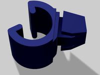 Opel Zafira B hood prop rod retainer by MikaJ