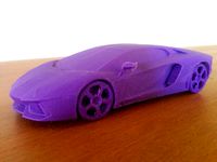 Printable Sports Car wheel by invent3d