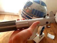 Anakin Skywalker Lightsaber (3 parts) by MetalChulio