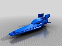 imerial v wing Starfighter building bloks aka lego by jbelux