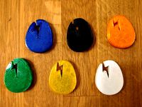 Dirty Bird Egg Magnet by WattsForLunch