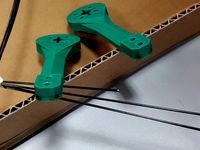 MHQ 1.2mm carbon rod reinforced arms by petrex