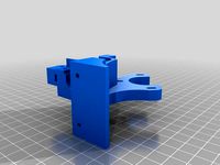 Wanhao Duplicator i3 E3D V6 Wades Extruder Mount by sniffle