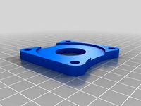 Shapeoko 2 Nema 23 offset mounting plate by Cinya