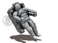 NASA Astronaut With Manned Maneuvering Unit by MaxGrueter