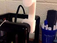 Micro M3D External Spool Holder  by Wilkoski13