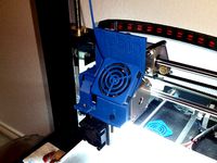 Duplicator i3 extruder cooler and shroud by Rangler6475