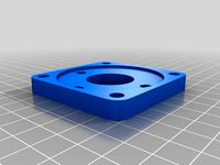 Shapeoko 2 Nema 17 to 23 mounting adapter. by Cinya
