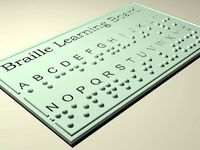 Braille Learning Board V2 by TheDarkHood