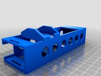 LiPo Battery (3S) holder with Low Voltage Tester by avwolferen