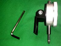 Dial indicator clip for 30mm fan hot end (E3D V6, Chimera etc) by chrishornby